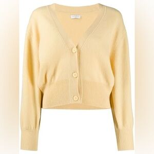 NWT Sandro Yellow Cardigan